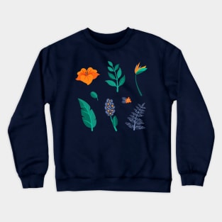 Tropical leaves Crewneck Sweatshirt